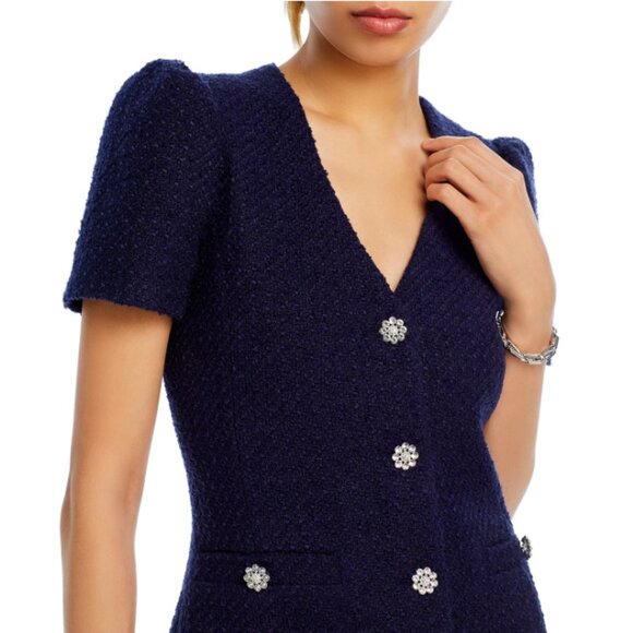 $128 AQUA Tweed Dress -100% Bloomingdales  Exclusive - Picture 9 of 9
